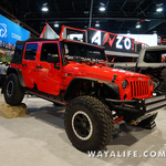 2015 SEMA ANZO Red Jeep JK Wrangler Unlimited