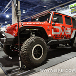 2015 SEMA DV8 Red Jeep JK Wrangler Unlimited