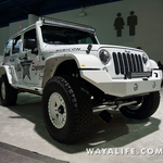 2015 SEMA Rock Slide Engineering All White Jeep JK Wrangler Unlimited