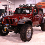 BUSHWACKER Red Rock Jeep JK Wrangler Rubicon Unlimited 4-Door