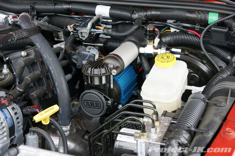 ARB High Output On-Board Air Compressor Under the Hood JK Installation  Write-Up | WAYALIFE Jeep Forum
