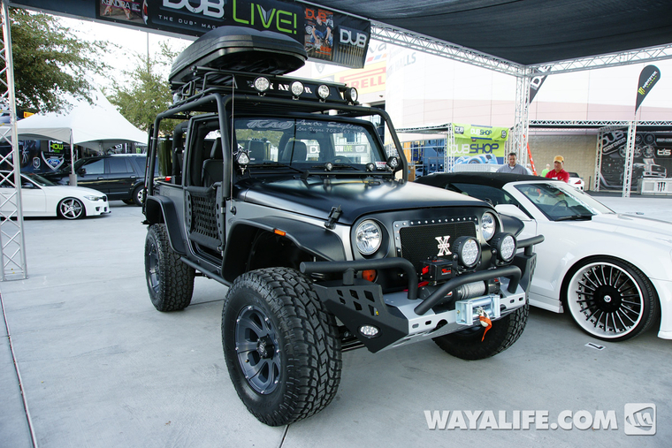 2012 SEMA KAO Custom Black/Silver 2-Door Jeep JK Wrangler | WAYALIFE Jeep  Forum