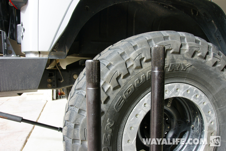 Jeep JK Wrangler Rear Axle Shaft Removal & Installation Write-Up | WAYALIFE  Jeep Forum