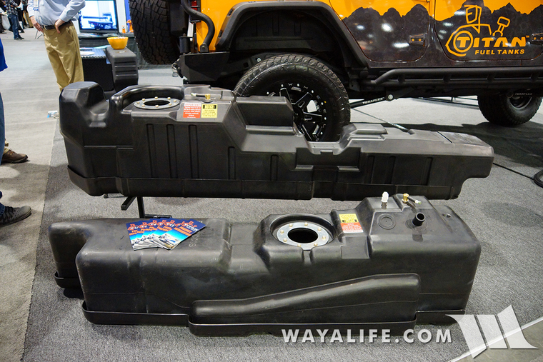 2015 SEMA Titan Fuel Tanks Jeep JK Wrangler Unlimited | WAYALIFE Jeep Forum
