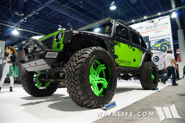 2015 SEMA VPR Green Jeep JK Wrangler Unlimited | WAYALIFE Jeep Forum