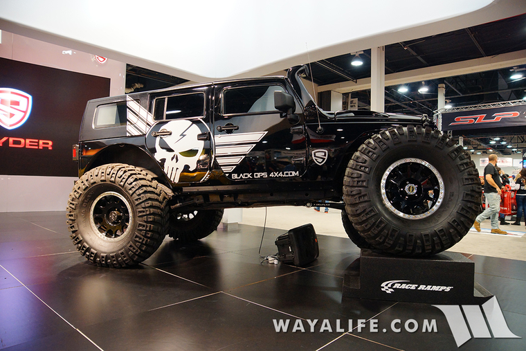 2015 SEMA Spyder Black Ops Jeep JK Wrangler Unlimited | WAYALIFE Jeep Forum