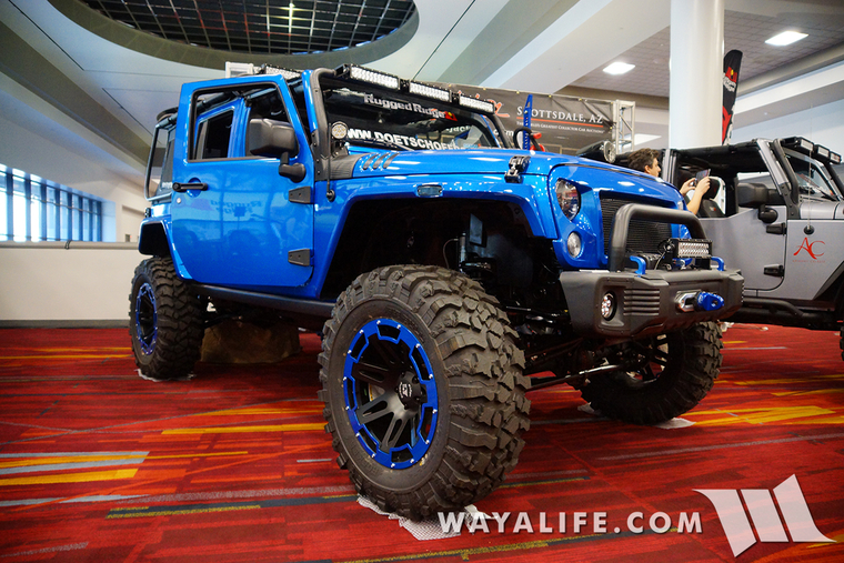 2015 SEMA Rugged Ridge Hydro Blue Jeep JK Wrangler Unlimited | WAYALIFE Jeep  Forum